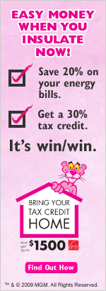 Easy Money When You Insulate Now - Save Up to 20% on Your Energy Bills and Get a 30% Tax Credit.